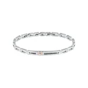 Pulsera Maserati Black Crystal Acero Inoxidable JM423AVD25
