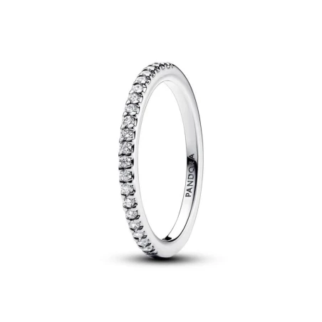 Anillo Pandora Banda Brillante Plata 192999C01
