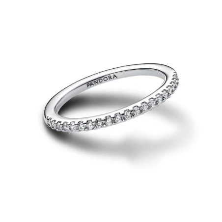 Anillo Pandora Banda Brillante Plata 192999C01