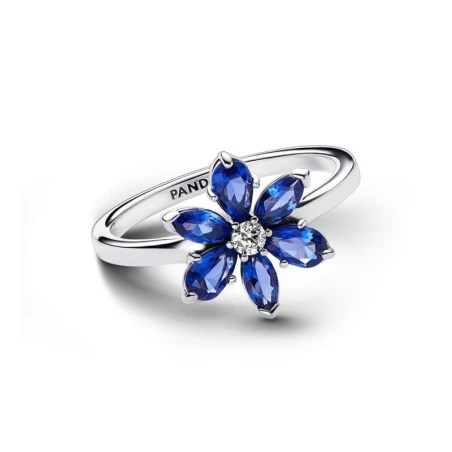 Anillo Pandora Herbario Brillante Azul 193000C01