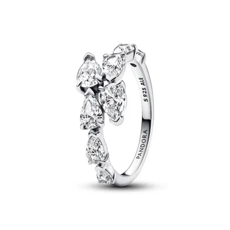 Anillo Pandora Banda Brillante Superpuesta 193004C01