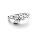 Anillo Pandora Banda Brillante Superpuesta 193004C01