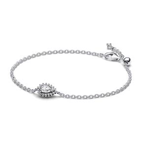 Pulsera Pandora Halo Brillante Corte Pera 593001C01