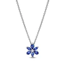 Gargantilla Pandora herbario Brillante Azul 392387C02