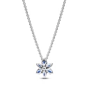 Gargantilla Pandora herbario Brillante Azul 392387C02