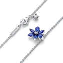 Gargantilla Pandora herbario Brillante Azul 392387C02