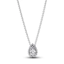 Gargantilla Pandora Halo Brillante Corte Pera 392832C01