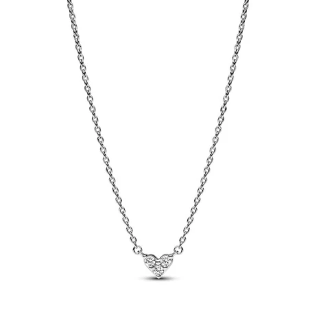 Gargantilla Pandora Corazón Triple Gema Plata 393014C01