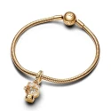 Charm Colgante Pandora Globo Corazón Copo de Nieve 762825C01