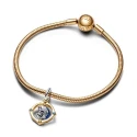Charm Colgante Pandora Luna Giratoria Mickey Mouse y Minnie Mouse Disney 762955C01