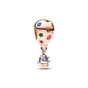 Charm Pandora Santa Claus en Globo Aerostático 2 Tonos 782976C01
