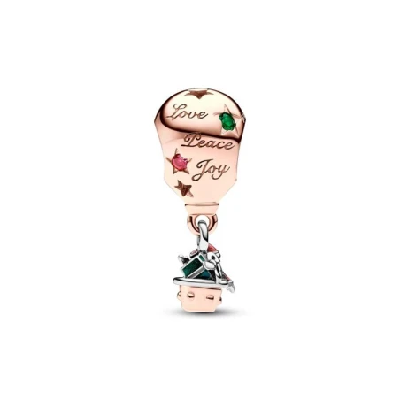 Charm Pandora Santa Claus en Globo Aerostático 2 Tonos 782976C01