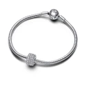 Charm Pandora Plata Fila Triple Brillante Pavé 792820C01