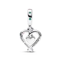 Charm Colgante Pandora Corazón Bastón Caramelo Doble 792822C01