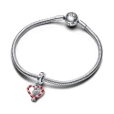 Charm Colgante Pandora Corazón Bastón Caramelo Doble 792822C01