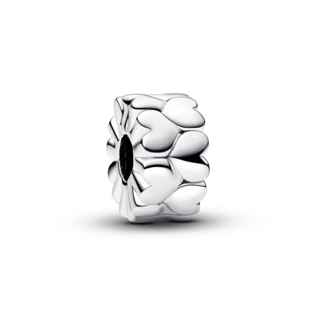 Hearts sterling silver clip