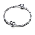 Charm Corazón en Filigrana Familia & Estrella 792829C00