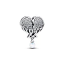 Charm Pandora Alas de Ángel Brillantes & Corazón 792980C01