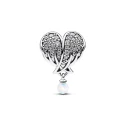 Charm Pandora Alas de Ángel Brillantes & Corazón 792980C01