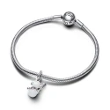 Charm Colgante Pandora Muñeco de Nieve Opalescente 792981C01