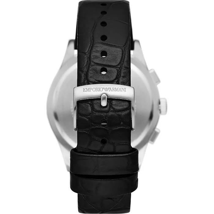 Reloj Emporio Armani Paolo Negro y Plateado Cronógrafo Hombre AR11530