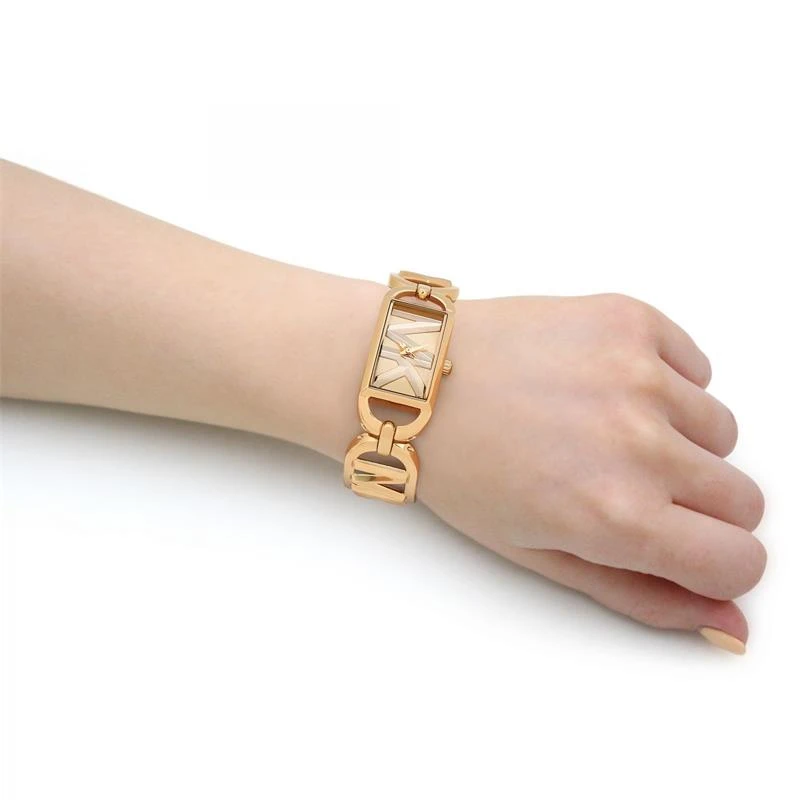 Reloj Michael Kors Empire Dorado Analógico Mujer MK7406
