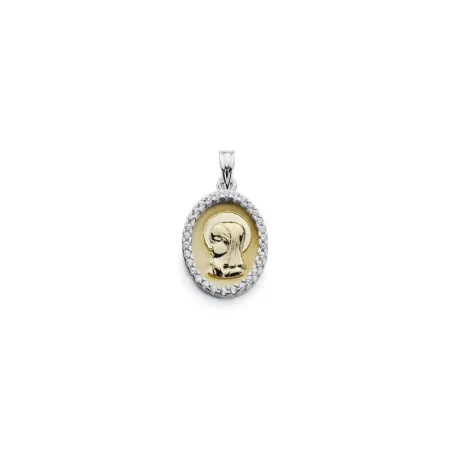 Medalla oro ztas cerco oval