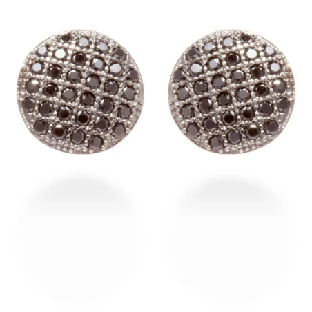 Pendientes Luxenter Amid Mujer Plata y Circonitas Negras ET0760100