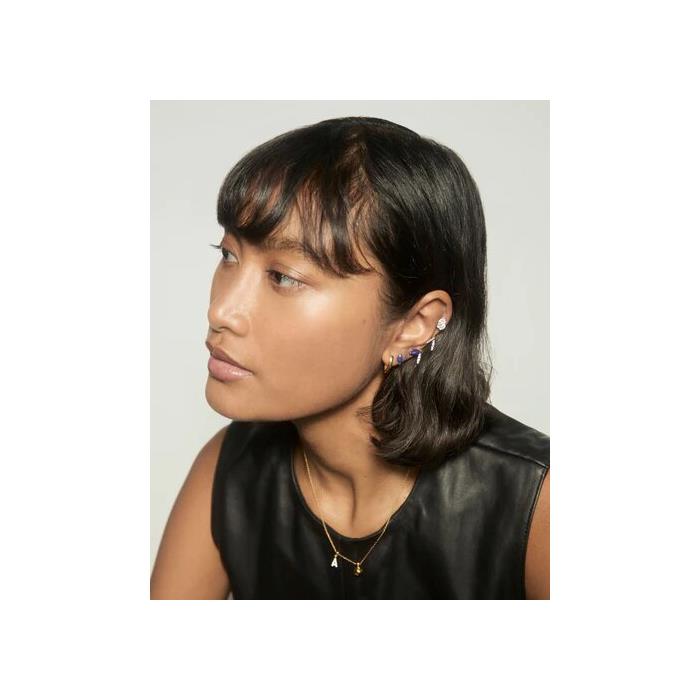 Pendientes PdPaola Duke Aros Plata Baño Oro AR01-A16-U