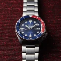 Reloj Seiko 5 Sports Plateado, Azul y Rojo Automático Hombre SRPD53K1