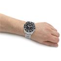 Reloj Seiko Prospex Dive´s Solar Plateado y Negro Analógico Hombre SNE589P1