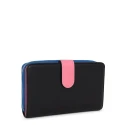 Billetera TOUS New Dubai negro y Azul Mediana 195930007