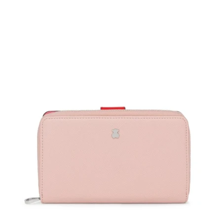 Billetera TOUS New Dubai Saffiano Rosa 2001689813