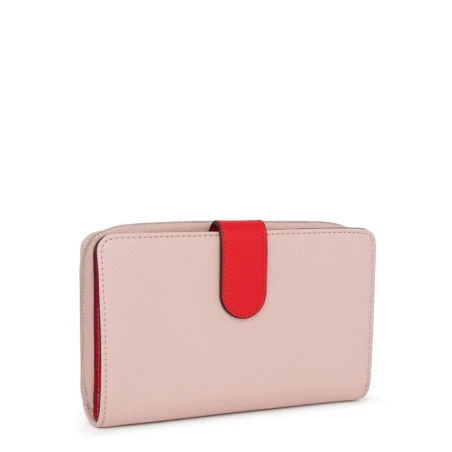 Billetera TOUS New Dubai Saffiano Rosa 2001689813