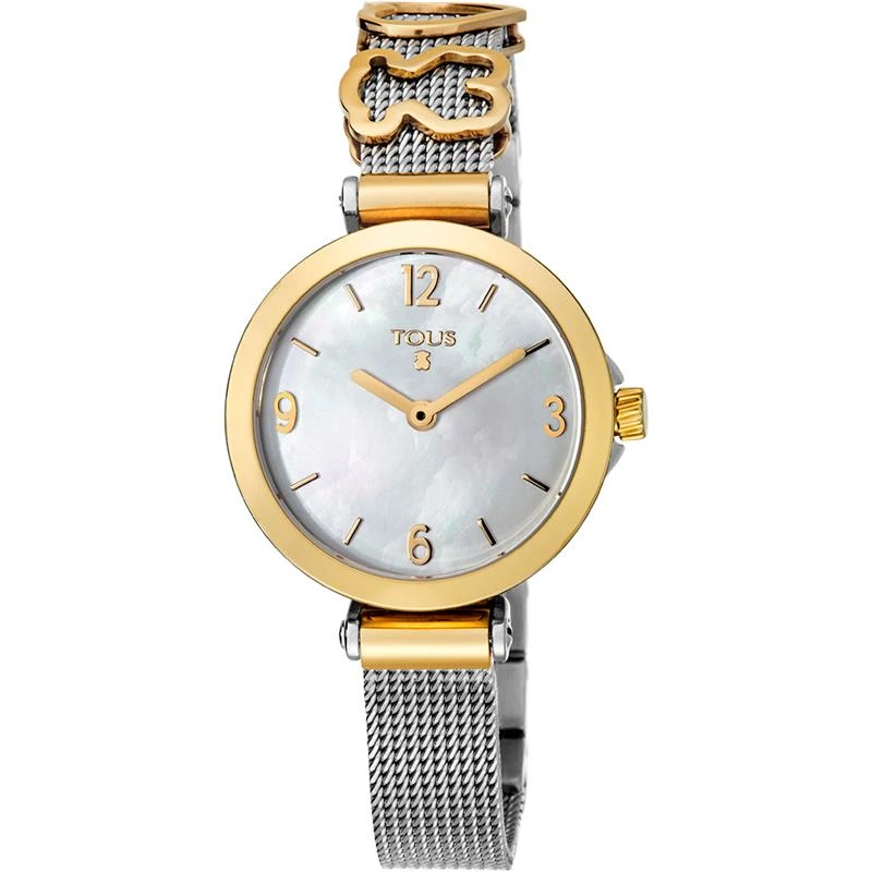Reloj TOUS Watches Icon Charms Plateado y Dorado Analógico 700350165