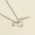 Colgante Agatha Paris Pato Baño Oro y Rodio 02880021-113-TU