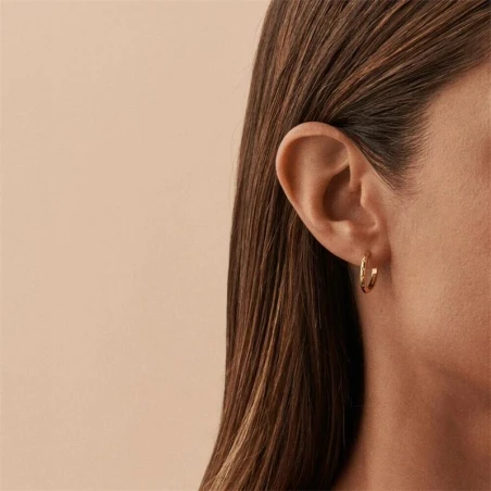 Pendientes Criolla Agatha Paris Alianza Baño Oro y Cristal 02380562-137-TU