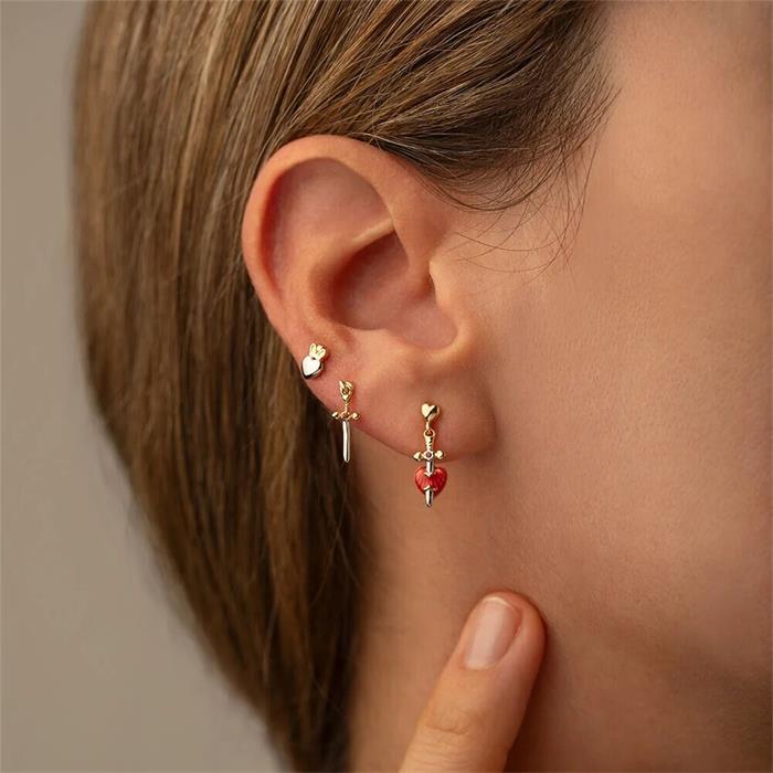 Piercing Mini Abrazo Baño Oro y Rodio 02380565-113-TU