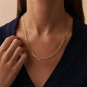 Collar Midi Agatha París Rectangle Baño Oro 02680213-157-TU