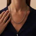 Collar Midi Agatha París Baseforcat Baño Rodio 02651286-064-TU