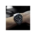 Reloj Jaguar Executive Hombre Plateado y Negro Analógico J860/D