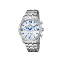 Reloj Jaguar Acamar Plateado y Azul Cronógrafo J963/1