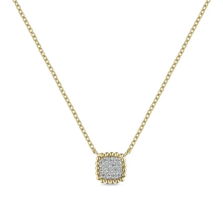 Gargantilla Litta Fiore Cuardardo Oro Amarillo y Circonitas LNL-201-818-UU