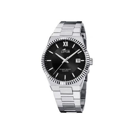 Reloj Lotus Freedom Hombre Plateado y Negro Analógico 18835/3