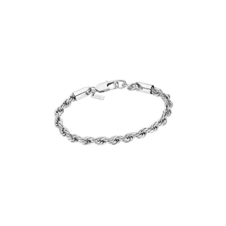 Pulsera Lotus Style Hombre Cadena Acero Inoxidable Trenzado LS2233-2/1