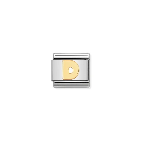 Componible Classic LETRAS acero y oro de 18k D