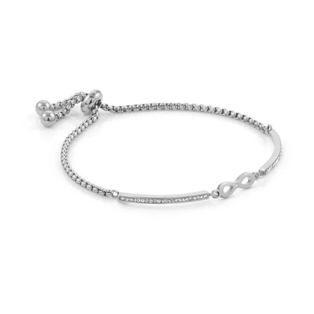 Pulsera MILLELUCI en acero y circonitas Infinito