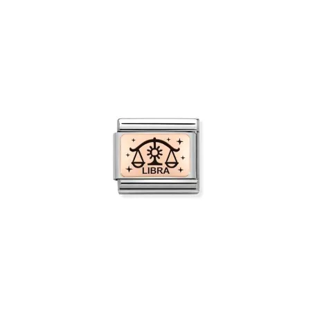 Composable Classic ZODIACO (IC) acero y oro 9k libra