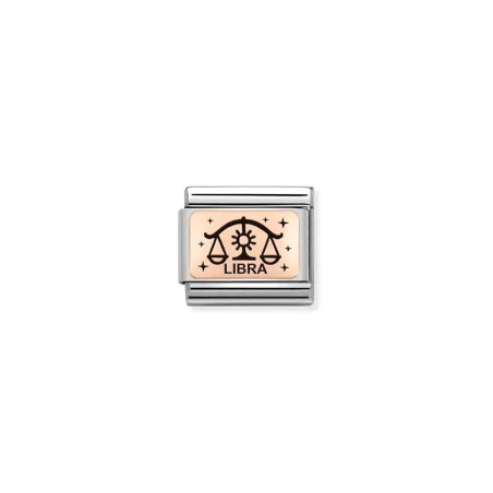 Composable Classic ZODIACO (IC) acero y oro 9k libra