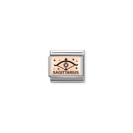 Composable Classic ZODIACO (IC) acero y oro 9k sagitario